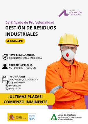 SEAG026PO - GESTIÓN DE RESIDUOS INDUSTRIALES